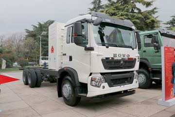 中国重汽HOWO TX5 6X4 单排纯电动环卫车底盘(ZZ1257V464GZ1EV)314kWh