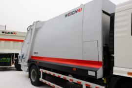 陕汽重卡底盘&nbsp;垃圾运输车上装图片