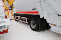 陕汽 德龙N3000 220马力 4X2 9T压缩垃圾车(金鸽牌)(YZT5181ZYSYTE6)