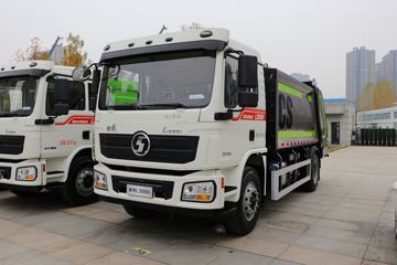 陕汽重卡 德龙L3000 210马力 4X2 压缩式垃圾车(楚胜牌)