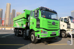 一汽解放 新J6P重卡 440马力 8X4 5.6米LNG渣土自卸车(国六)(CA3310P66M25L1T4E6)