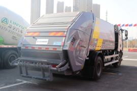 一汽解放底盘&nbsp;垃圾运输车外观图片