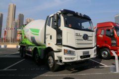 一汽解放 J6L 轻量化版 320马力 8X4 8方混凝土搅拌车(290后桥)(CA5310GJBP62K2T4E5)
