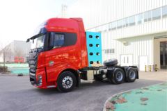 江铃重汽 威龙HV5重卡 460马力 6X4 CNG牵引车(国六)(SXQ4250J4B4N6)