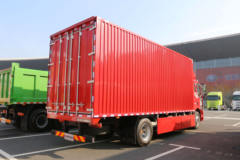 解放 J6L 4X2 18T 7.7米排半纯电动翼开启厢式物流车(CA5180XYKP62L5BEV)218kWh