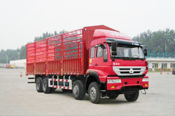中国重汽 新黄河重卡 240马力 8X4 仓栅式载货车(ZZ5314CCYK4766C1)