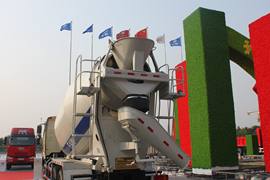 解放J6P&nbsp;混凝土搅拌车上装                                                图片