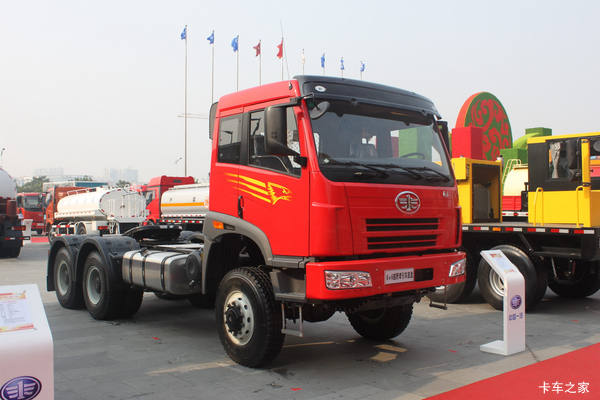 解放 悍威(J5M)重卡 380马力 6X6牵引车(CA4253P2K14T)
