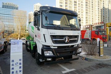 北奔重卡底盘&nbsp;混凝土搅拌车外观                                                图片