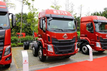 东风柳汽 乘龙H5中卡 290马力 6X2 8.6米栏板载货车(LZ1250H7CB)