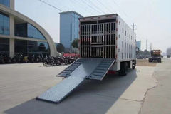 福田 欧曼新ETX 320马力 8X4 雏禽运输车(程力威牌)(CLW5310XCQB5)