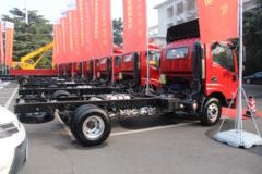 唐骏欧铃 T7系列 速达科创版 160马力 4.13米单排栏板轻卡(国六)(ZB1041UDD6L)