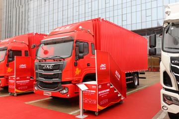 江淮 格尔发A6LⅡ中卡 220马力 4X2 9.8米翼开启厢式载货车(国六)(HFC5181XYKP3K2A57KS)
