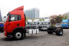 青岛解放 龙V中卡 220马力 4X2 7.8米厢式载货车(国六)(CA5180XXYPK1L5E6A80)