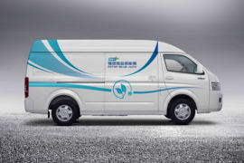 风景智蓝&nbsp;电动封闭厢货外观图片