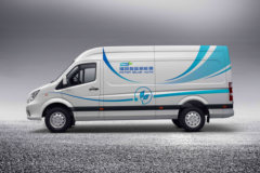 福田 图雅诺智蓝 4.3T 5.99米纯电动厢式运输车(续航360km)69.81kWh