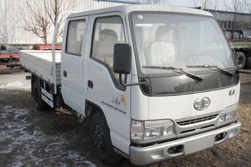 小解放498 109马力 3.3米双排栏板轻卡