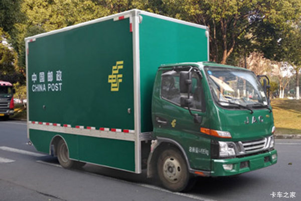 江淮 帅铃i5 4.5T 4.15米厢式纯电动邮政车(HFC5045XYZEV10) 80.64kWh