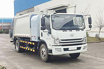 上汽跃进 超越EC300 12.5T 8.4米纯电动翻桶压缩式垃圾车(中集牌)(ZJV5120ZYSHBNBEV)162.28kWh