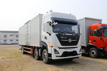 东风商用车 天龙KL重卡 居家版 465马力 8X4 9.6米厢式载货车(DF400后桥)