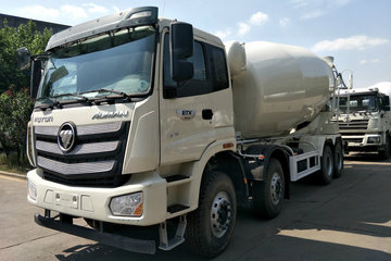 福田 欧曼ETX 复合型 320马力 8X4 7.1方混凝土搅拌车(长轴距)(通华牌)(THT5315GJB13D)