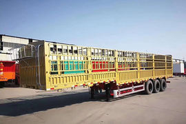 仓栅式半挂车&nbsp;仓栅式半挂车外观图片