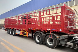 仓栅式半挂车&nbsp;仓栅式半挂车外观图片