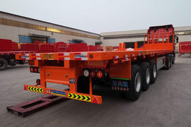 8-13米系列&nbsp;低平板半挂车外观图片