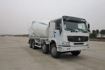 中国重汽 HOWO 375马力 8X4 混凝土搅拌车(华建牌)(HDJ5311GJBHO)