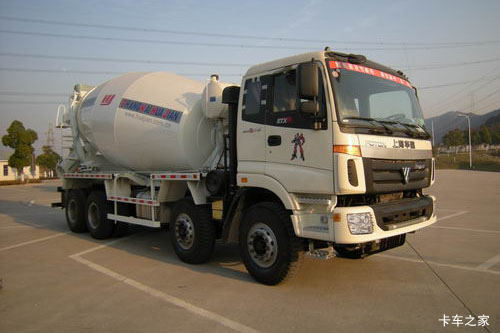 福田 欧曼 375马力 8X4 混凝土搅拌车(华建牌)