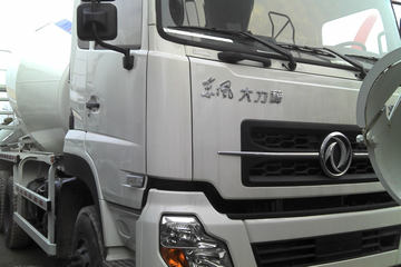 东风商用车底盘&nbsp;混凝土搅拌车外观                                                图片