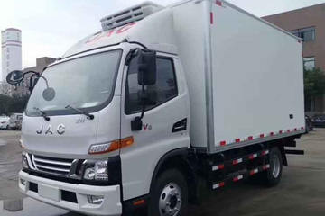 江淮 骏铃V6 156马力 4X2 4.03米冷藏车(松川牌)
