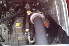 东风柳汽 霸龙重卡 260马力 8X2 9.6米栏板载货车(LZ1313PEL)