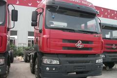 东风柳汽 霸龙507重卡 310马力 8X4 9.5米栏板载货车(LZ1244PEL)