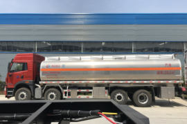 青岛解放底盘&nbsp;油罐车外观图片