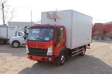中国重汽HOWO 悍将 小金牛plus 130马力 4.1米单排冷藏轻卡(国六)(ZZ5047XLCH3315F144)
