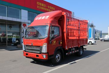 中国重汽HOWO 王系 160马力 4.15米单排仓栅轻卡(国六)(ZZ5047CCYG3315F144)