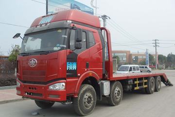 一汽解放 J6P 350马力 8X4 平板运输车(神狐牌)(16T)(HLQ5311TPBCA5)