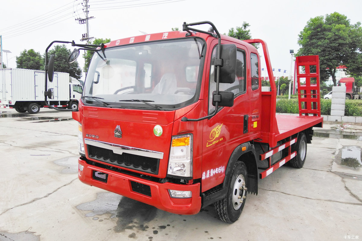 中国重汽HOWO 悍将 143马力 4X2 平板运输车(绿叶牌)