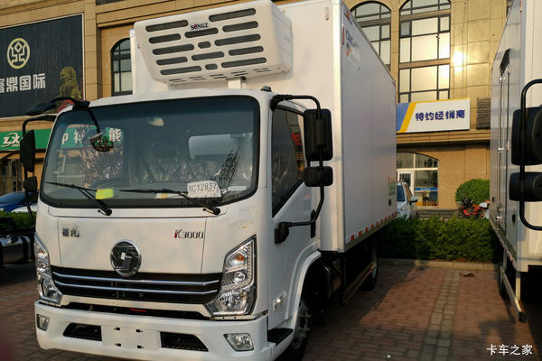 陕汽轻卡 德龙K3000 160马力 4X2 4.08米冷藏车(YTQ5041XLCKJ331)