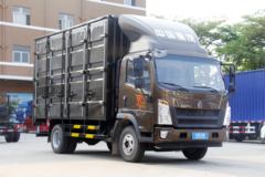 中国重汽HOWO 统帅 130马力 4.15米单排厢式轻卡(ZZ5047XXYF341CE145A)