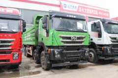 上汽红岩 杰狮C500重卡 350马力 8X4 7.4米自卸车(CQ3316HTVG366L)