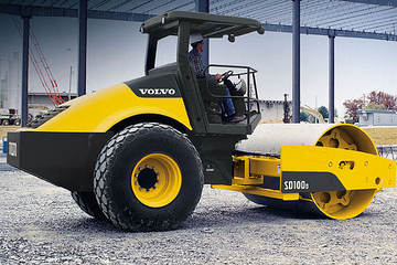 沃尔沃 SD100D单钢轮振动压路机