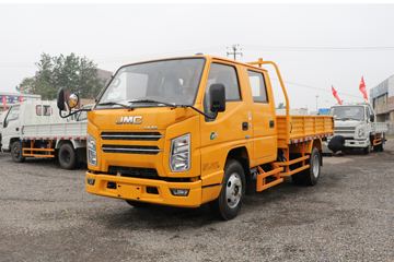 江铃 新款顺达窄体 116马力 3.265米双排栏板轻卡(国六)(JX1041TSG26)