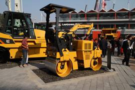 柳工 双钢轮压路机&nbsp;压路机外观图片