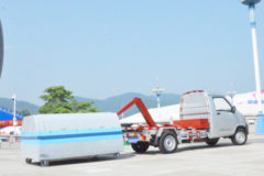 延龙汽车 2.5T 4.376米单排纯电动车厢可卸式垃圾车(LZL5031ZXXBEV)41.11kWh