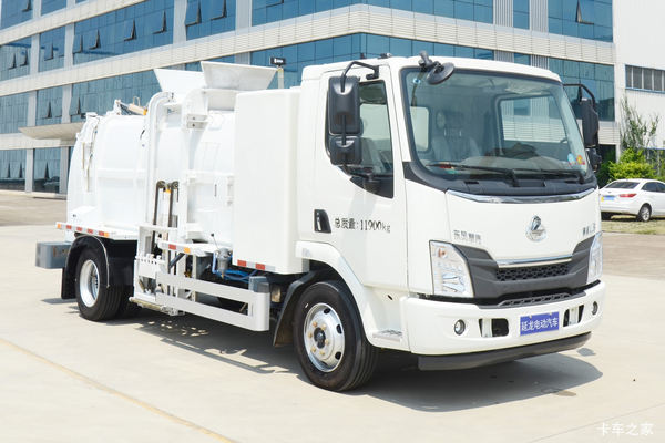 延龙汽车 12T 单排纯电动餐厨垃圾车(LZL5121TCABEV)214.645kWh