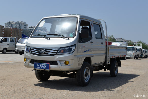 唐骏欧铃 赛菱F3-1 1.2L 91马力 汽油 2.56米双排栏板微卡(国六)(ZB1034ASC3L)