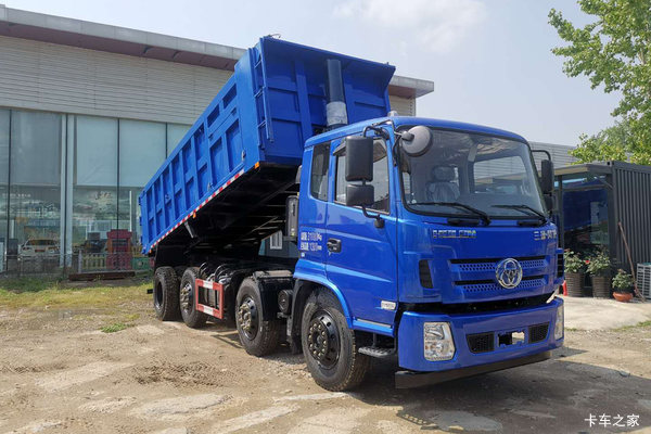 前二后六提升桥自卸车 乡村道路好帮手
