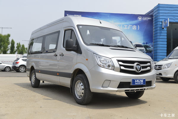 福田商务车 图雅诺 2022款 豪华营运版 150马力 2.0T柴油 9座 手动 长轴中顶小客(后单胎)